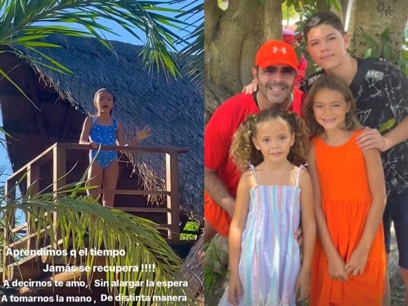 Pablo Montero disfruta de unas merecidas vacaciones al lado de sus hijos.