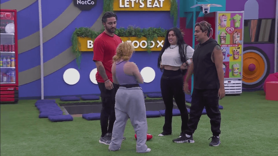 Briggitte Bozzo dice "estoy embarazadísima" cuando juega 'Stop' con sus compañeros de 'La Casa de los Famosos México'