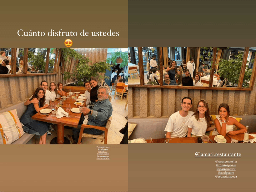 Mayrín Villanueva dejó ver parte de la reunión que organizó para su hijo Sebastián Poza