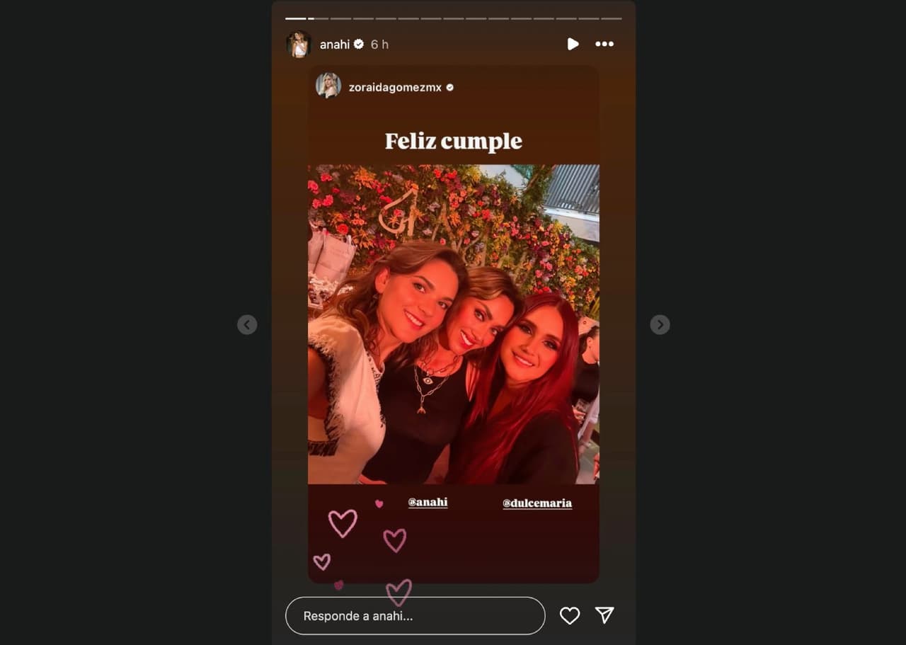 Anahí celebra su cumpleaños 42.