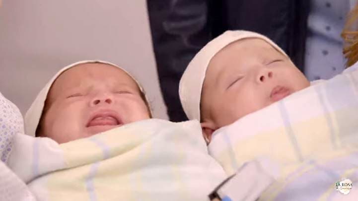 También en "Míster Chambitas" apareció un par de gemelos bebés.