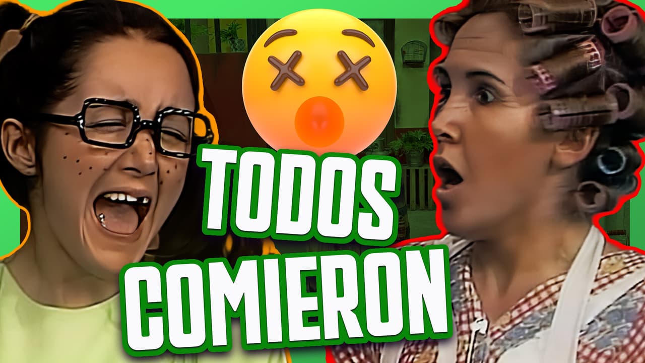 El Chavo mete hormigas a un bolsa y todos se las comen
