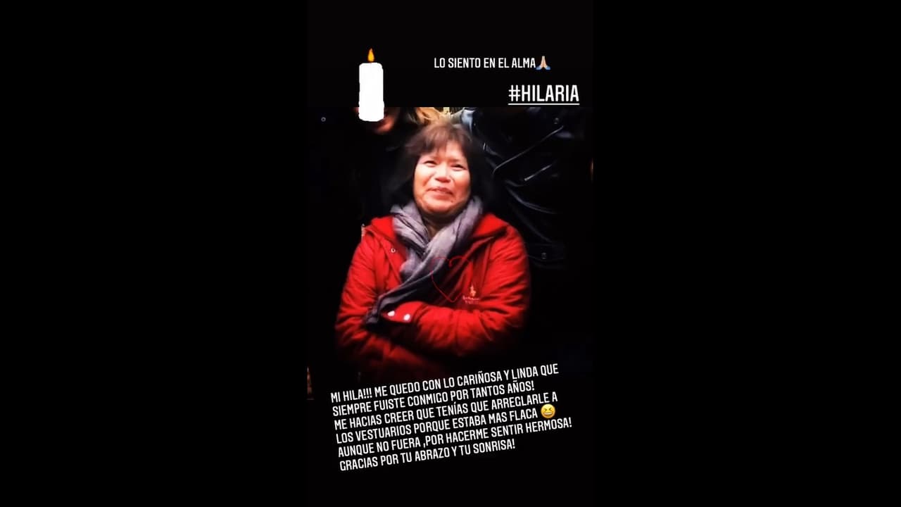 Fernanda Castillo le dedicó un emotivo mensaje a la vestuarista