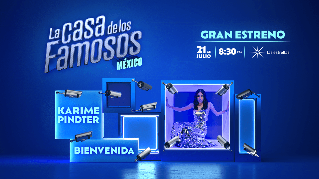 Karime Pindter es la novena habitante de La Casa de los Famosos México… ¿ya entró a la casa?