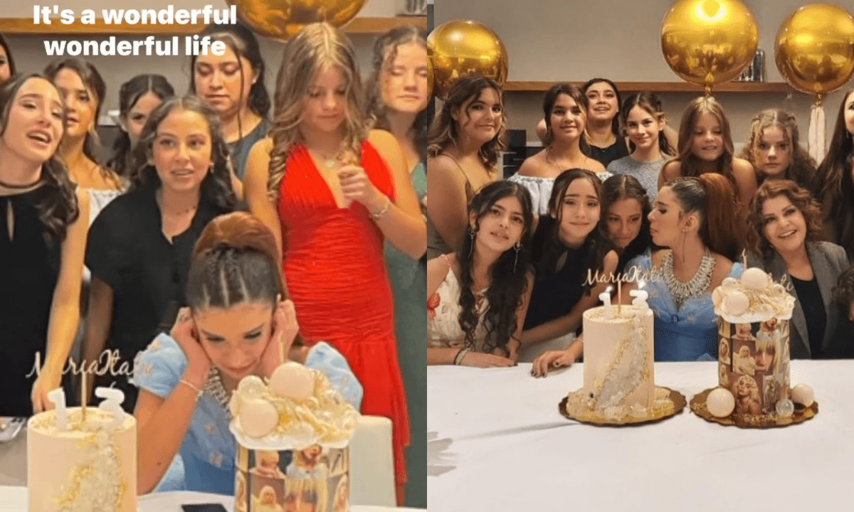 Hija de Mayrín Villanueva posa como nunca en la fiesta de cumpleaños de la hija de Itatí Cantoral