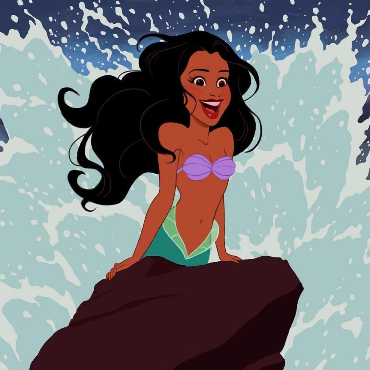 Fans muestran apoyo a la nueva Ariel con originales ilustraciones