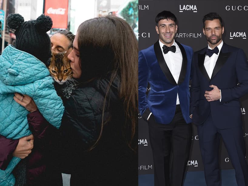 A pocas semanas de que se celebre el día de San Valentín, te presentamos a las parejas de la comunidad LGBT que han expresado su amor libremente.