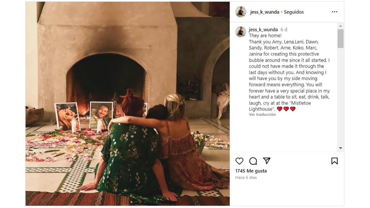 Viuda de Christian Oliver, Jessica Klepser, mostró el altar que colocó para el actor y sus hijas.