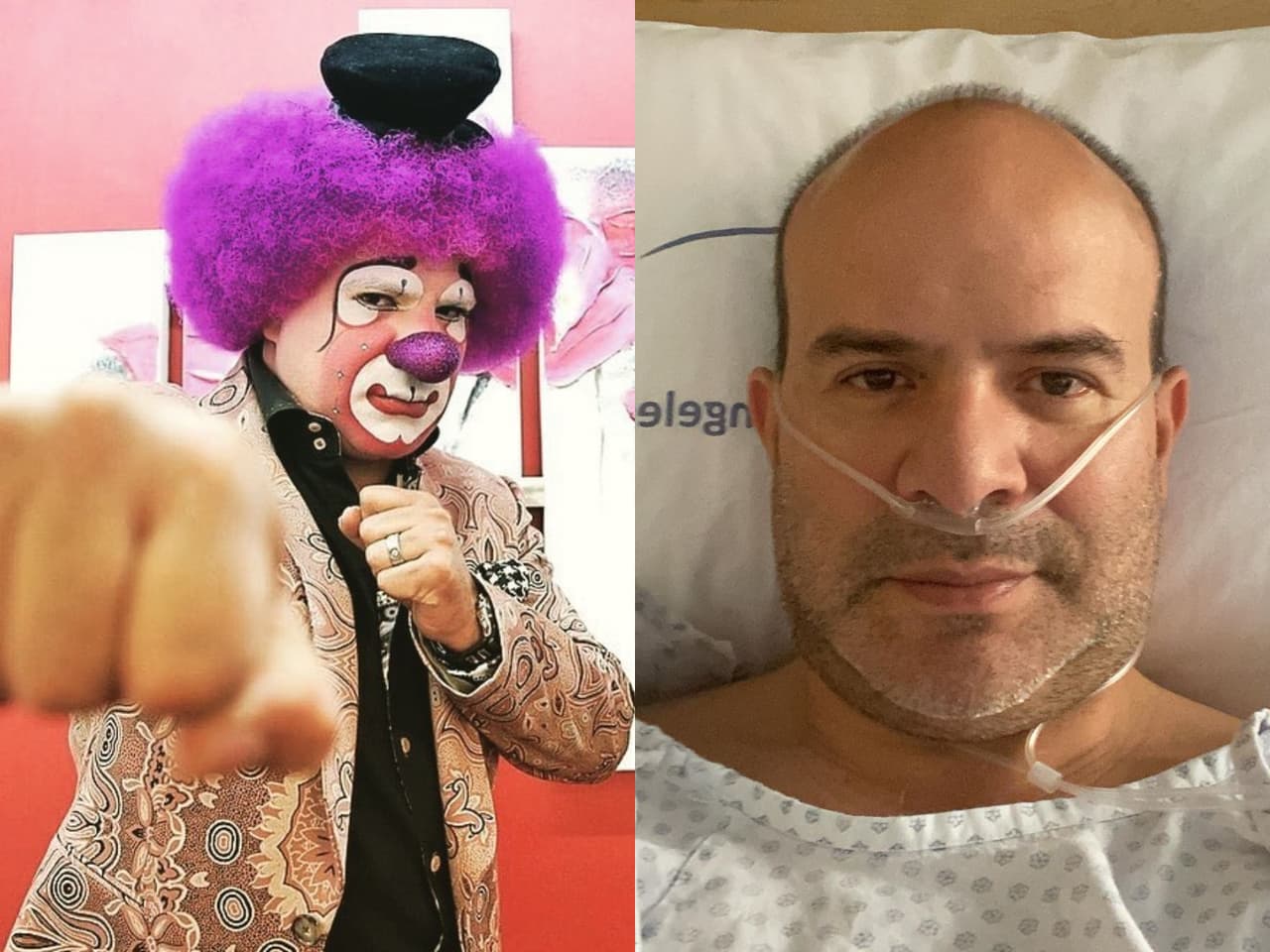 Platanito sorprende con 'selfie' desde el hospital donde se recupera de Covid-19