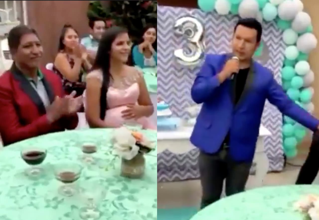 Mujer embarazada creía que iba a una fiesta, su esposo expone su infidelidad