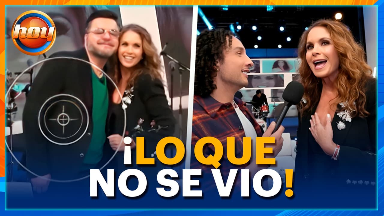 ¡ALBOROTÓ EL FORO! Así fue el detrás de cámaras de la visita de LUCERO a HOY