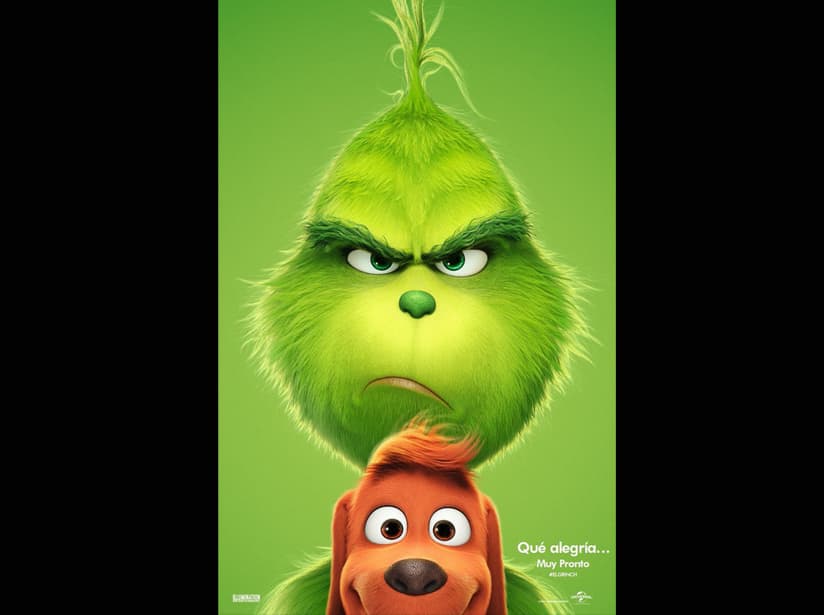 Presentan póster oficial de la película 'El Grinch'