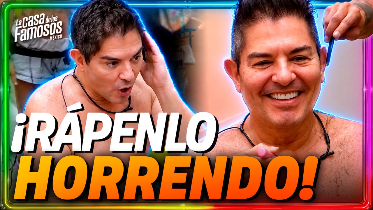 ¡Llegó la rapada! Ernesto paga la apuesta