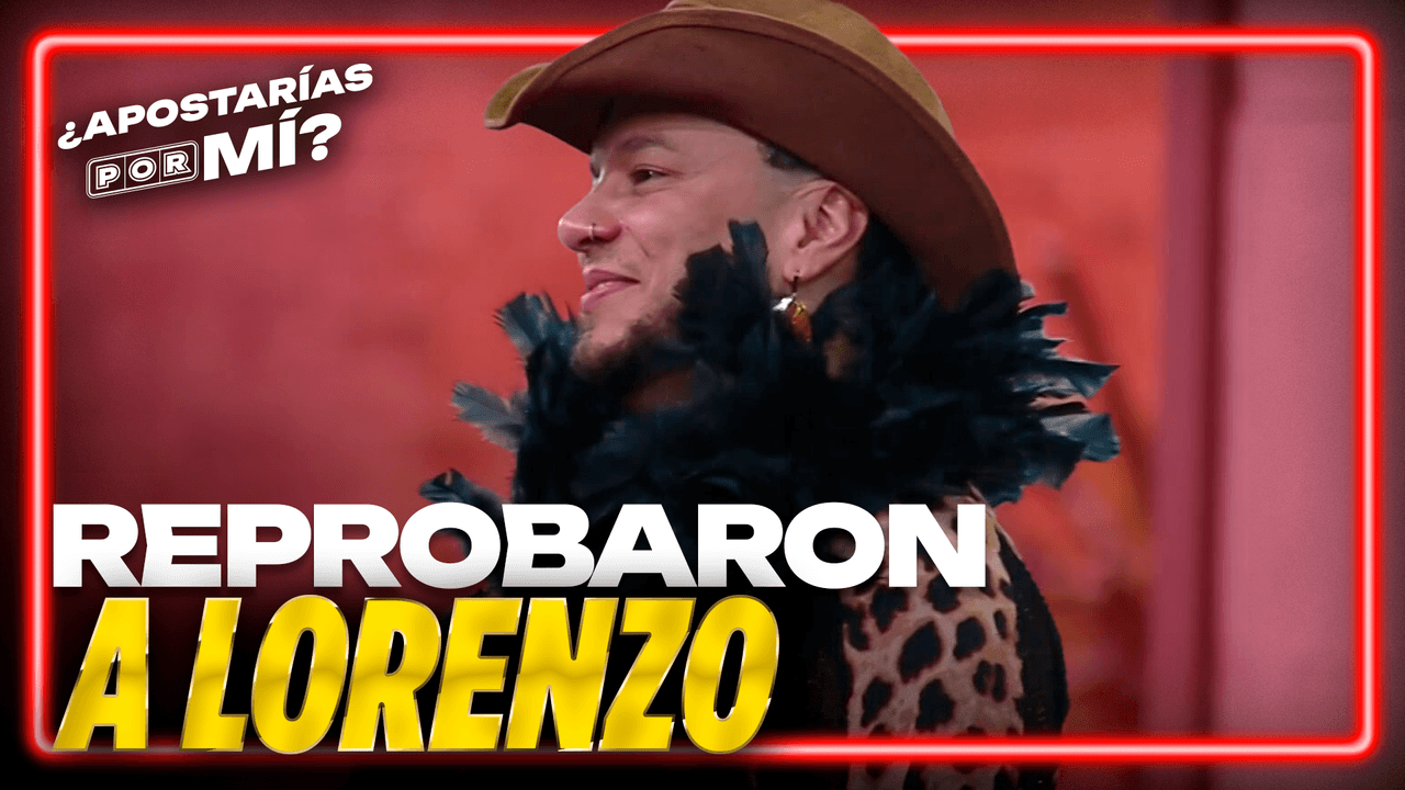 Lorenzo fue CASTIGADO por Laysha con un 5 en la pasarela