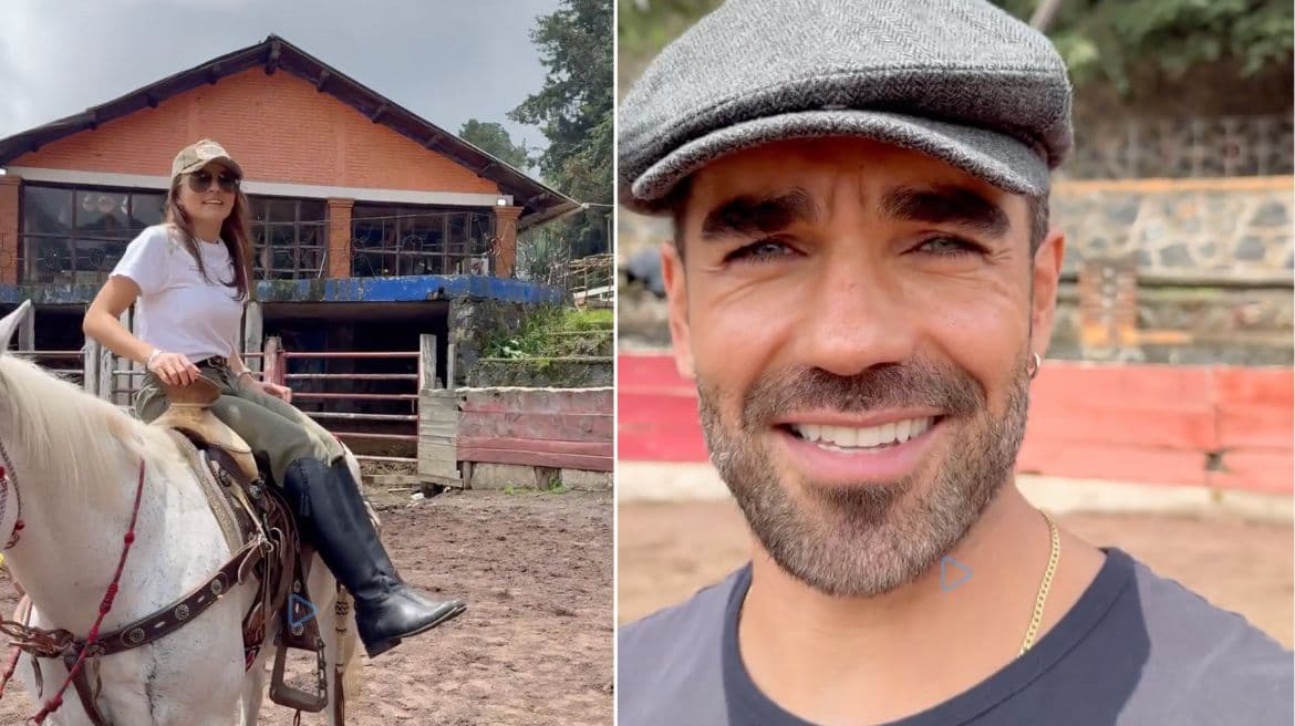 Marcus Ornellas impacta a Angelique Boyer en clases de equitación y ella reacciona: "Qué manera de humillarme"