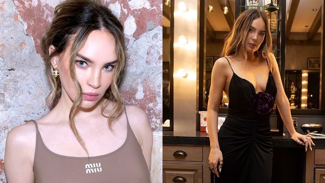 Belinda sufre aparatosa caída en pleno desfile en París y famosa cantante la ayuda a ponerse de pie 