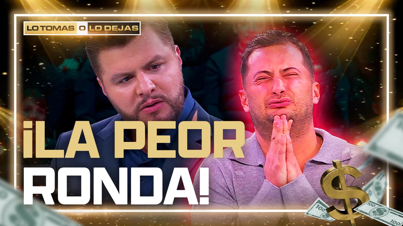 ¿HABRÁ REMONTADA? Nacho tiene la peor ronda en la historia de Lo Tomas o lo Dejas