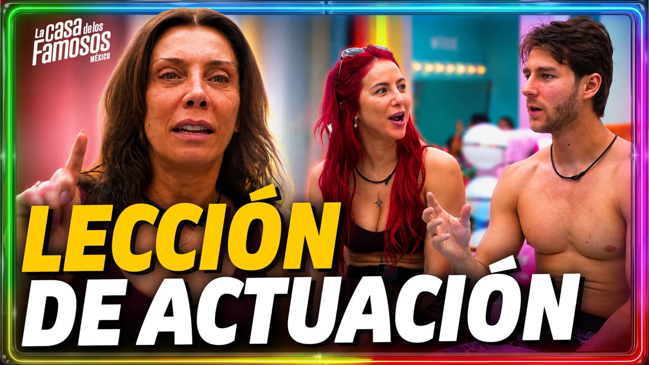 Cynthia Klitbo dio CATEDRA de actuación a Luis Chaparro y Flor Vigna