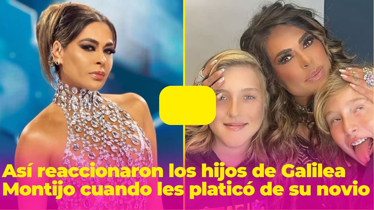 Galilea Montijo contó cómo reaccionaron sus hijos al enterarse de su nuevo romance