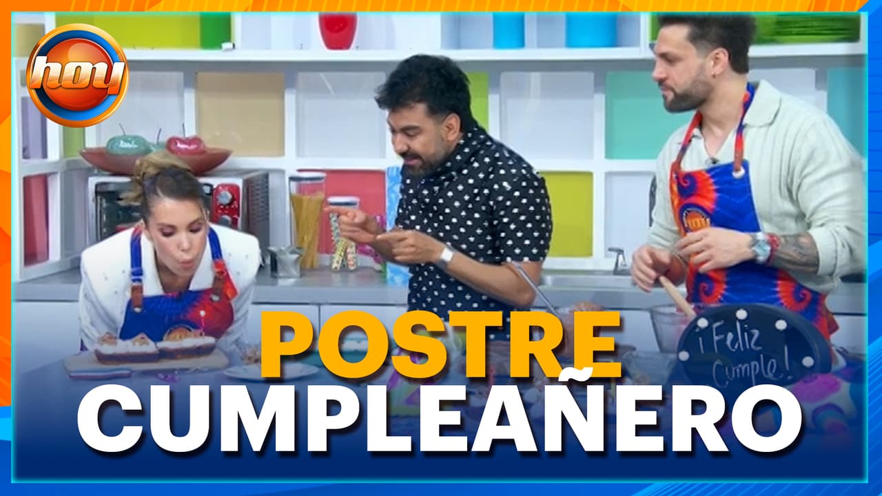El chef Mariano prepara Brownie S´more para celebrar a Andrea Escalona