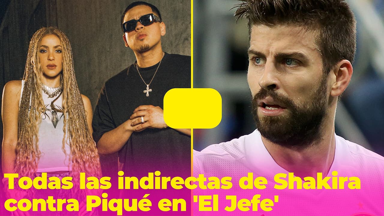 Shakira lanza nuevos mensajes e indirectas para Piqué en su canción ‘El Jefe’ con Fuerza Regida
