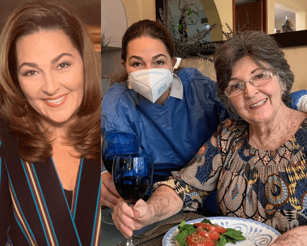Eugenia Cauduro celebra el cumpleaños de su mamá, pese al diagnóstico de los médicos