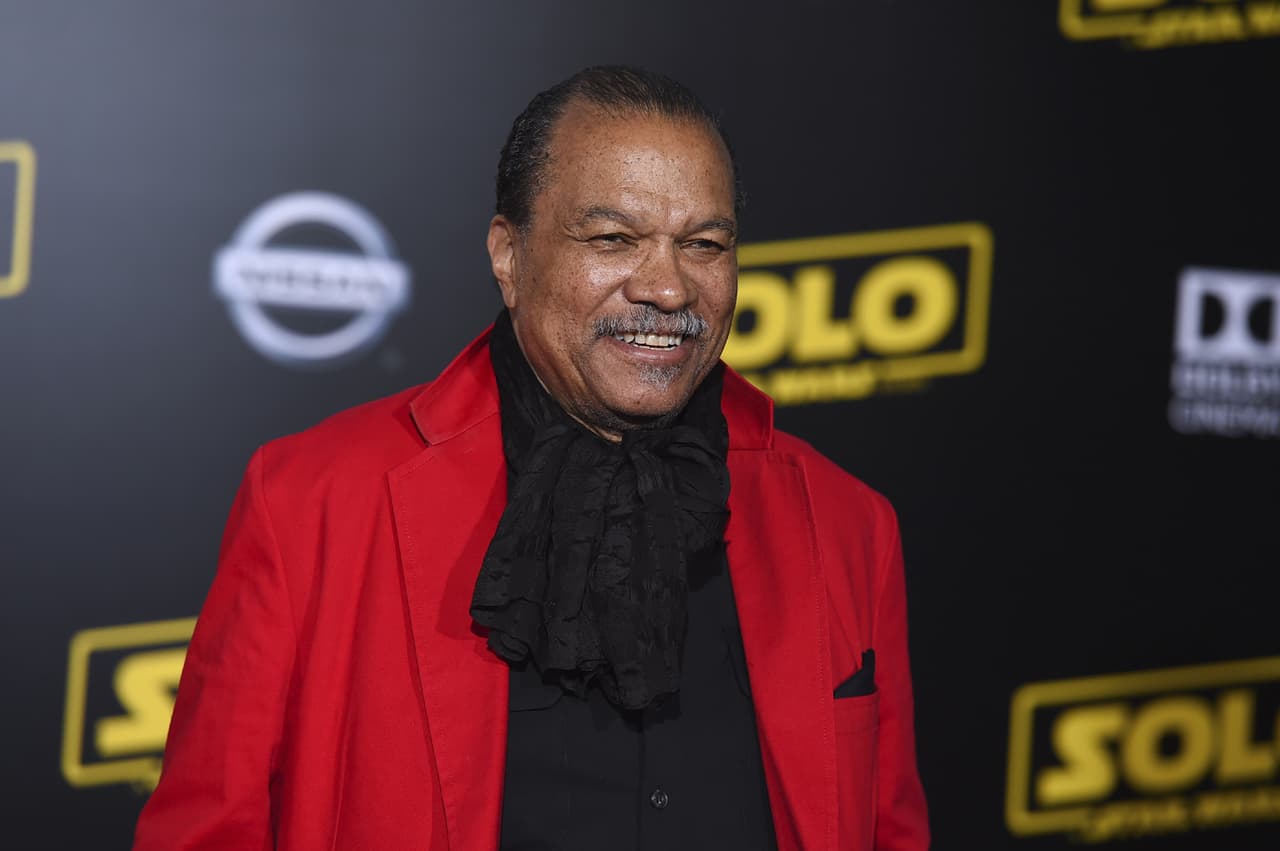 Billy Dee Williams en la premiere de 'Han Solo: Una Historia de Star Wars'