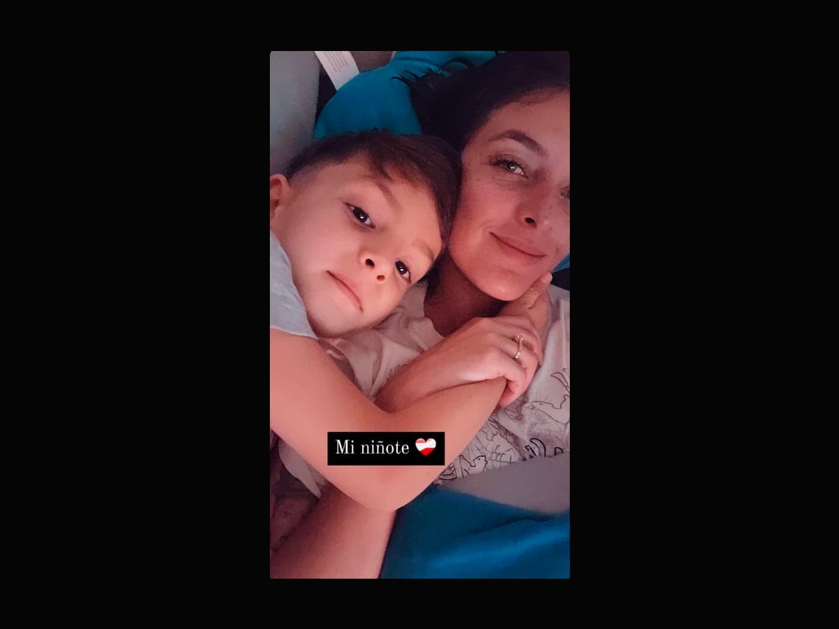 Nerea Godínez y André, hijastro de Octavio Ocaña