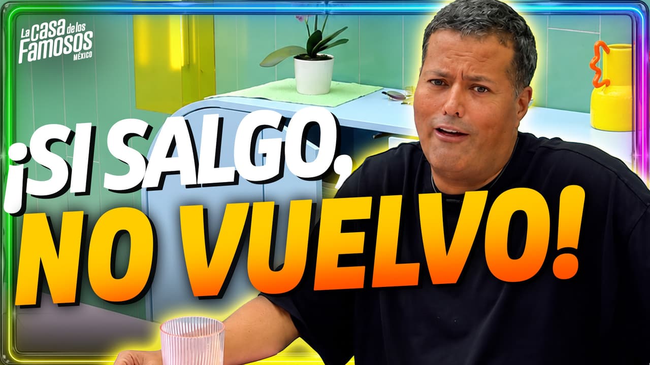 ¡Aldo lo tiene claro! "Si salgo, ya no vuelvo"
