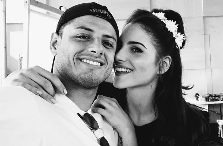 Andrea Duro y 'Chicharito' mostraban su amor en redes