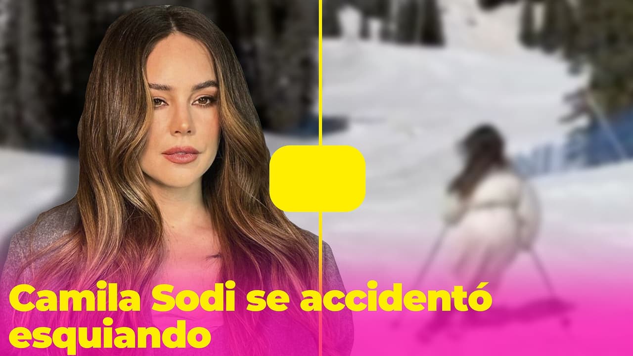 Camila Sodi se accidentó esquiando y sufrió una "conmoción cerebral": así se encuentra