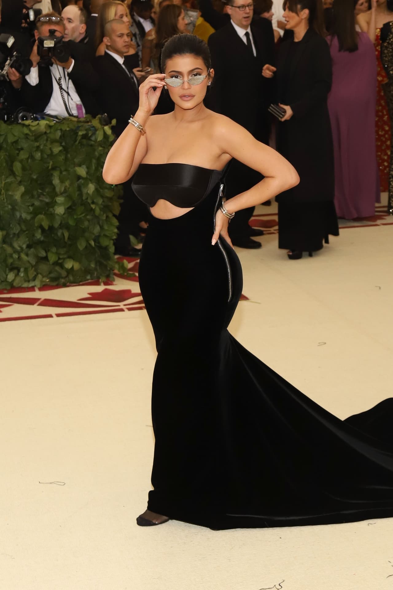 Kylie Jenner eligió un look de Alexander Wang.