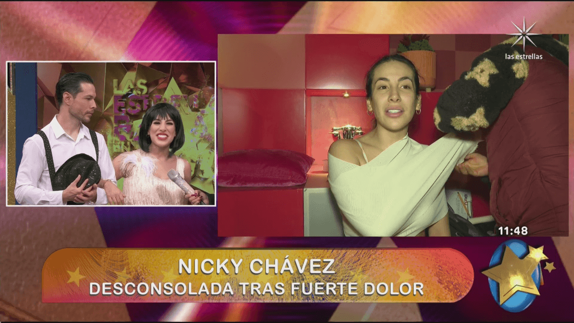 Nicky Chávez sufre lesión en Las Estrellas bailan en Hoy