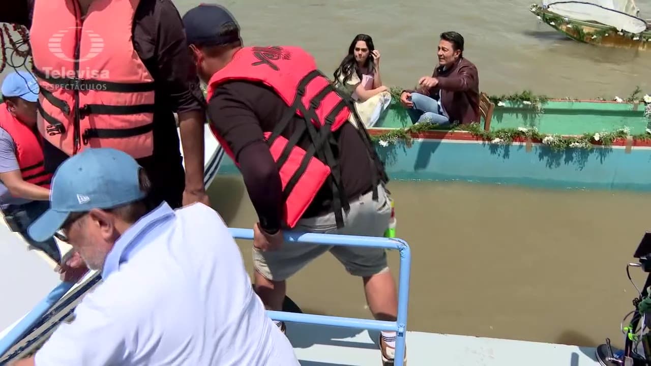 Fernando Colunga y Livia Brito graban impactantes escenas del final de 'Amanecer'