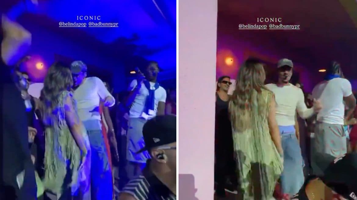 Belinda y Bad Bunny encienden redes con sensual baile al ritmo de 'Perro Negro'; fans piden colaboración