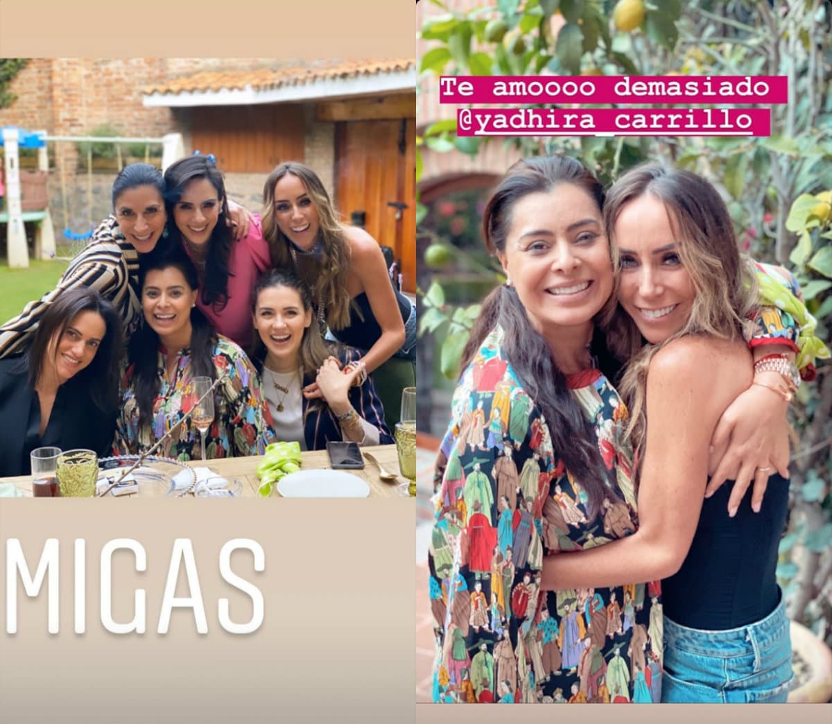Inés Gómez Mont compartió varias fotografías junto a Yadhira Carrillo