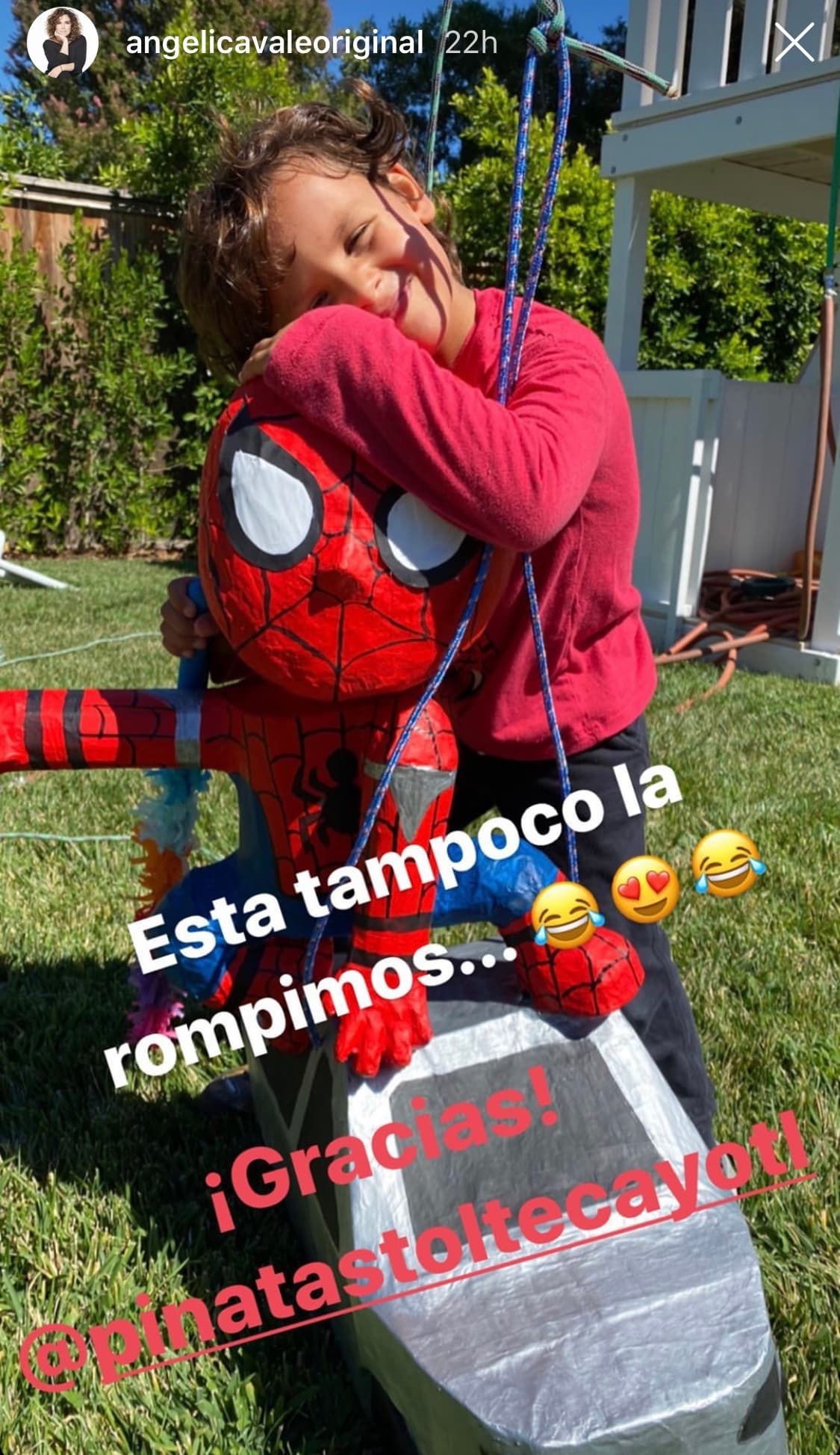 Daniel Padrón es el hijo menor de Angélica Vale.