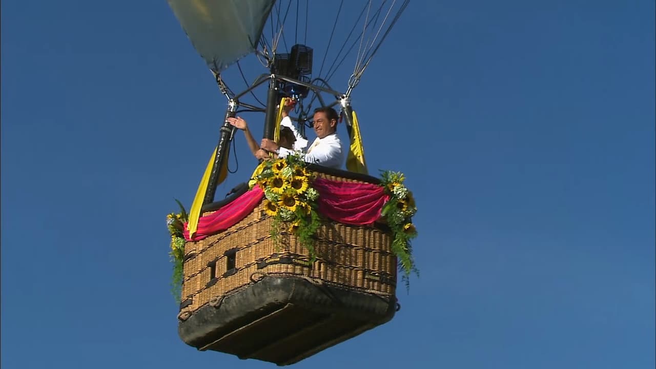 Al final, se despidieron de todos sus amigos y familiares y volaron en un globo para emprender su destino unidos para siempre.