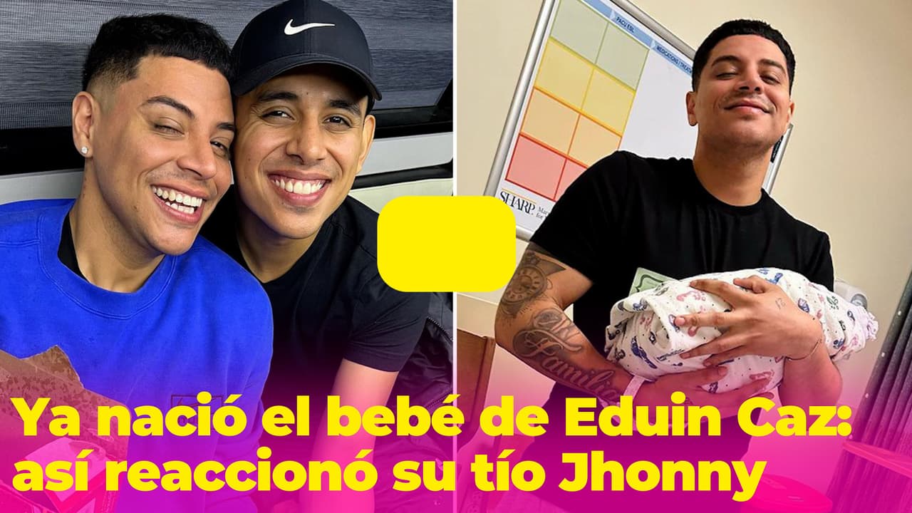 Así celebró Jhonny Caz el nacimiento del hijo de Eduin: ya sabe lo primero que le enseñará a su sobrino