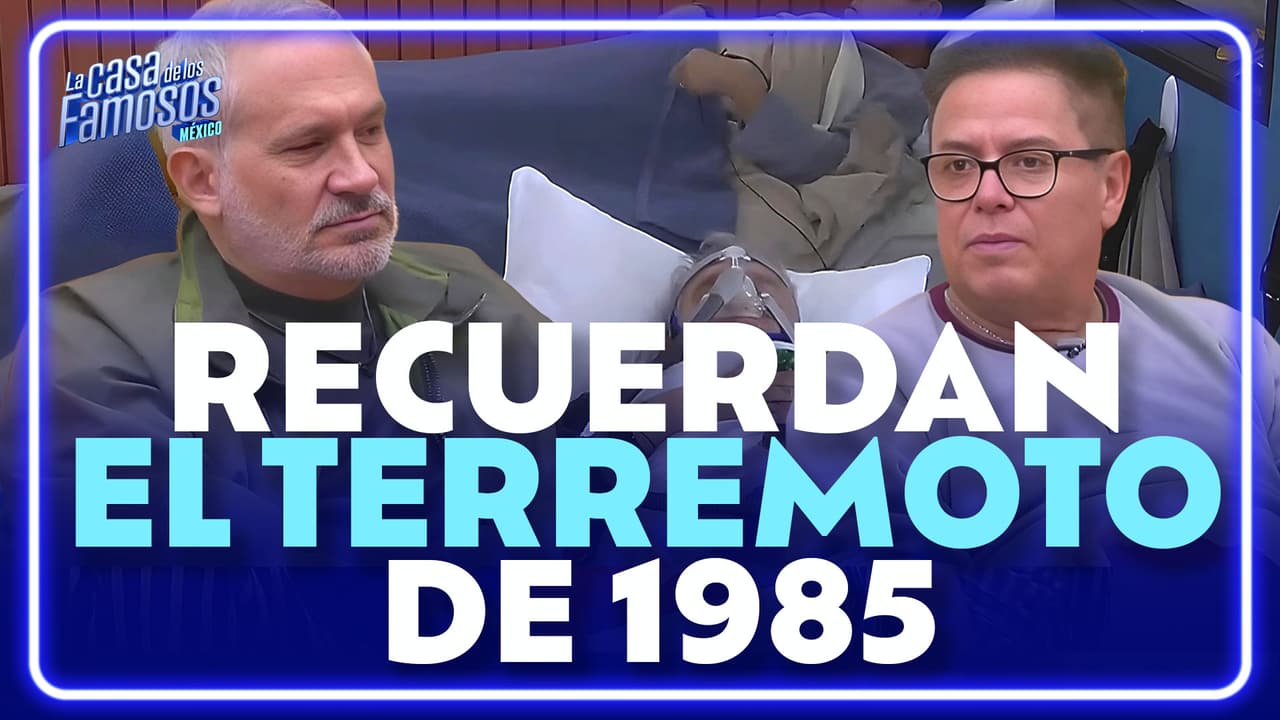 Arath y Mario comparten su experiencia en el sismo de 1985