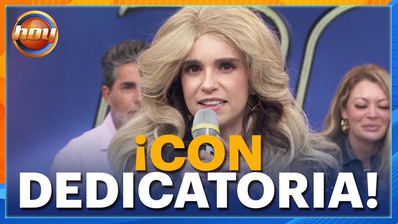 La canción de Tania Rincón llevaba dedicatoria y mucho sentimiento
