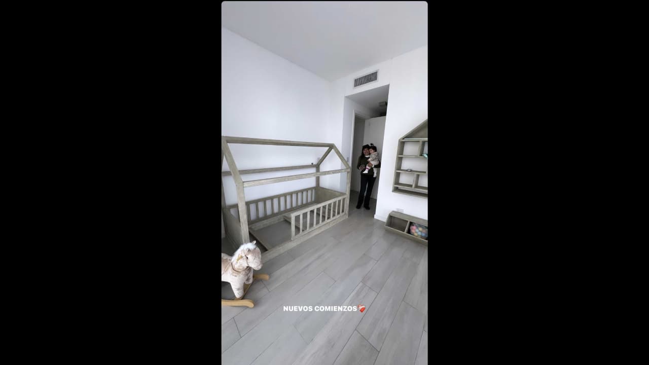Así es la nueva recámara de la hija de Nodal