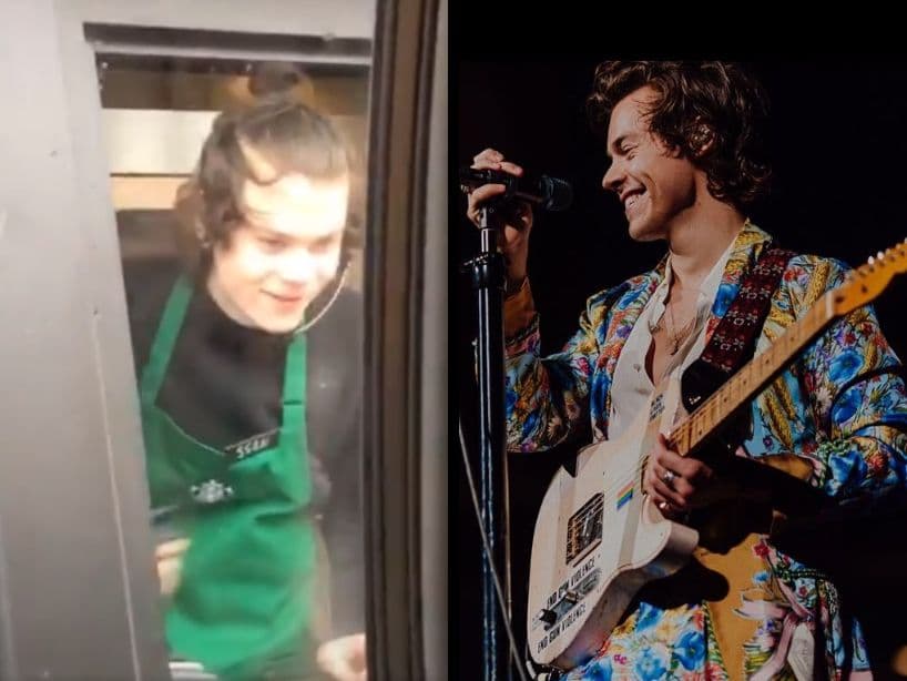 Harry Styles tiene un doble que trabaja en una cafetería