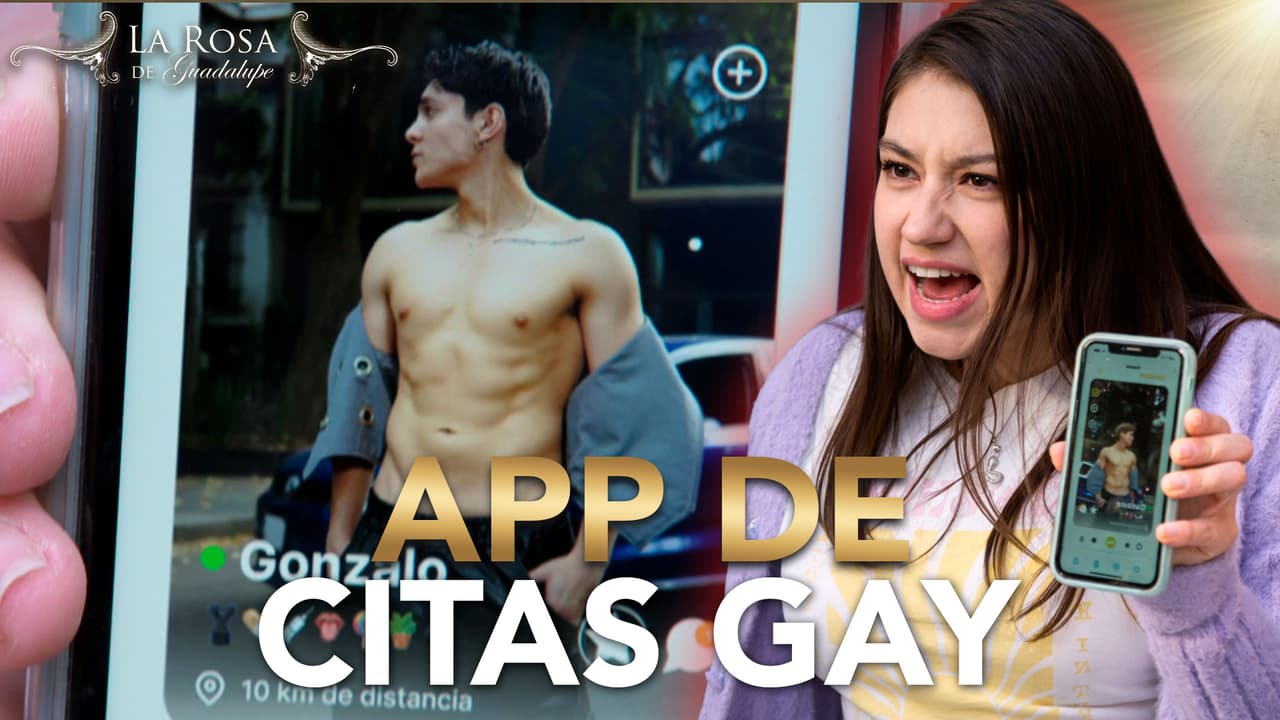 Chantal descubre el perfil de Gonzalo usa una app de citas gay