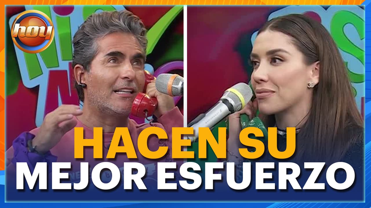 Karime vs Raúl Araiza ¿quién es más despistado en el juego 'Ni sí ni no'?