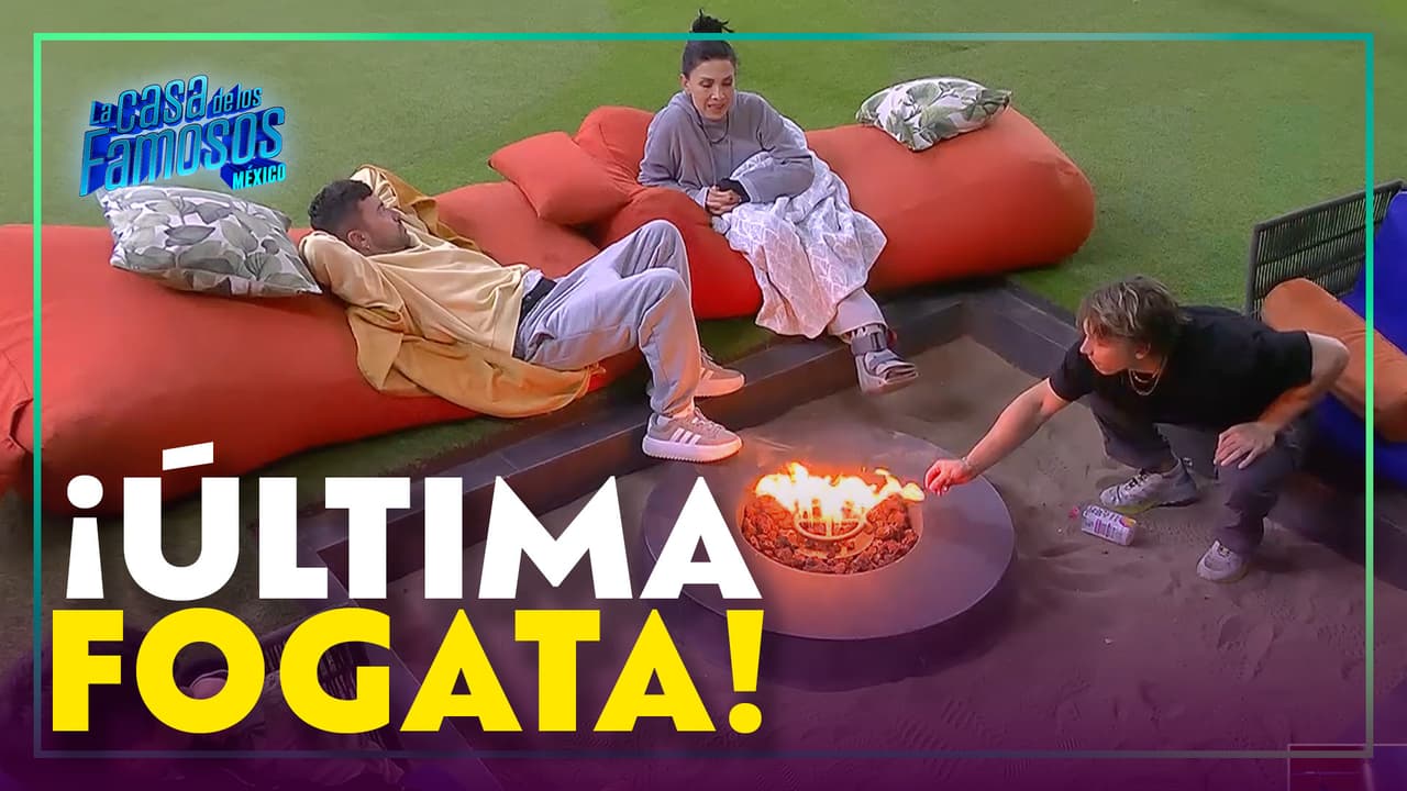 Los finalistas se despiden de la última fogata acompañado de un íntimo deseo