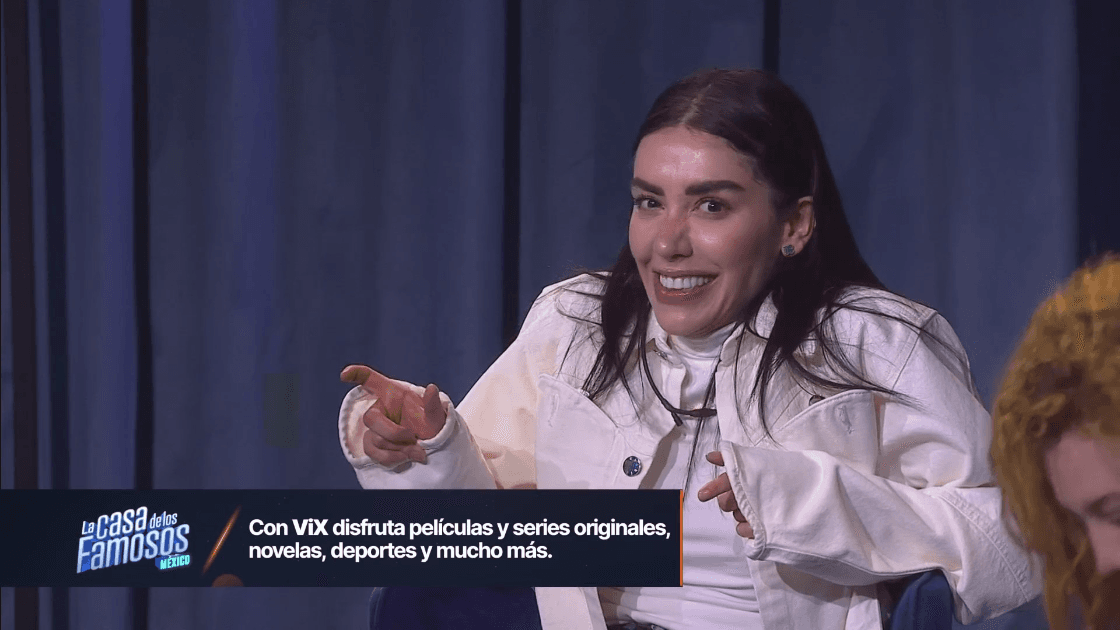 Karime contando su experiencia en La Casa de los Famosos México