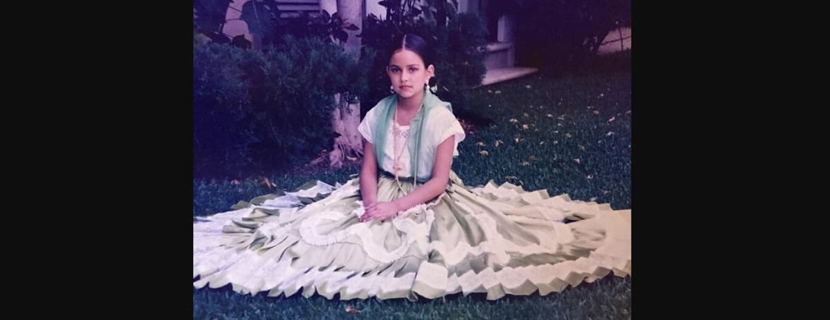 Claudia Martín, quien da vida a ‘Mariana’ en ‘Los ricos también lloran’, impresionaba con su belleza desde niña en su natal Oaxaca.