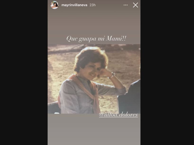 Mayrín Villanueva publica como nunca antes foto de su mamá y sorprende por lucir idéntica a ella