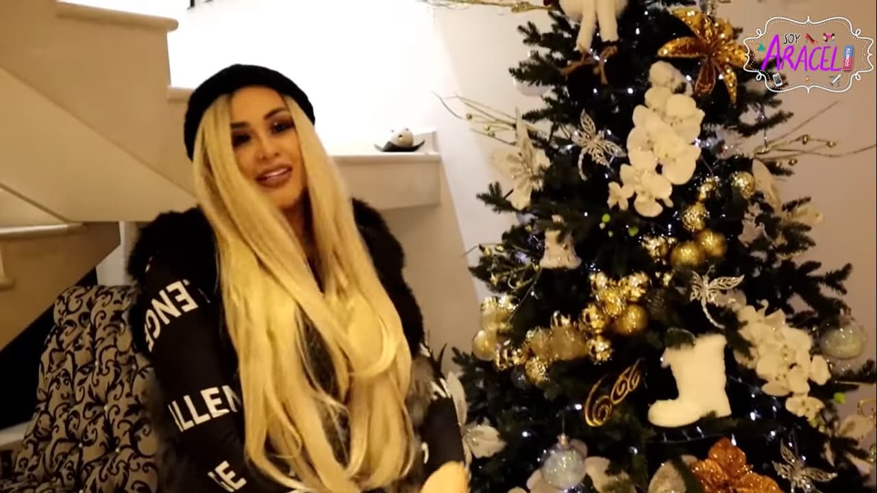 Gomita es una de las famosas que más habla de su vida privada y ahora causó revuelo al deja ver en su canal de YouTube algunos rincones de su casa y los enormes adornos navideños que ya colocó junto a su mamá y su hermano Ángel.